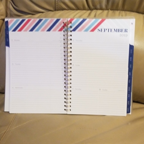 🌸Cute Blue Sky Tabbed Planner July 2019-June 2020 - Picture 4 of 6